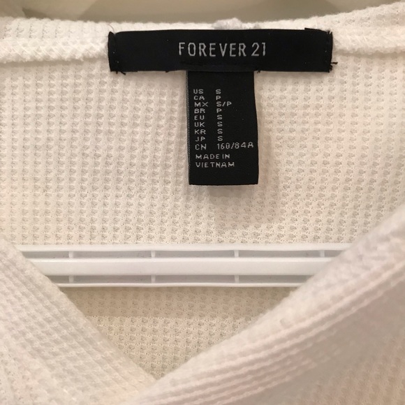 Forever 21 light waffle sweater SOLD - Picture 4 of 4